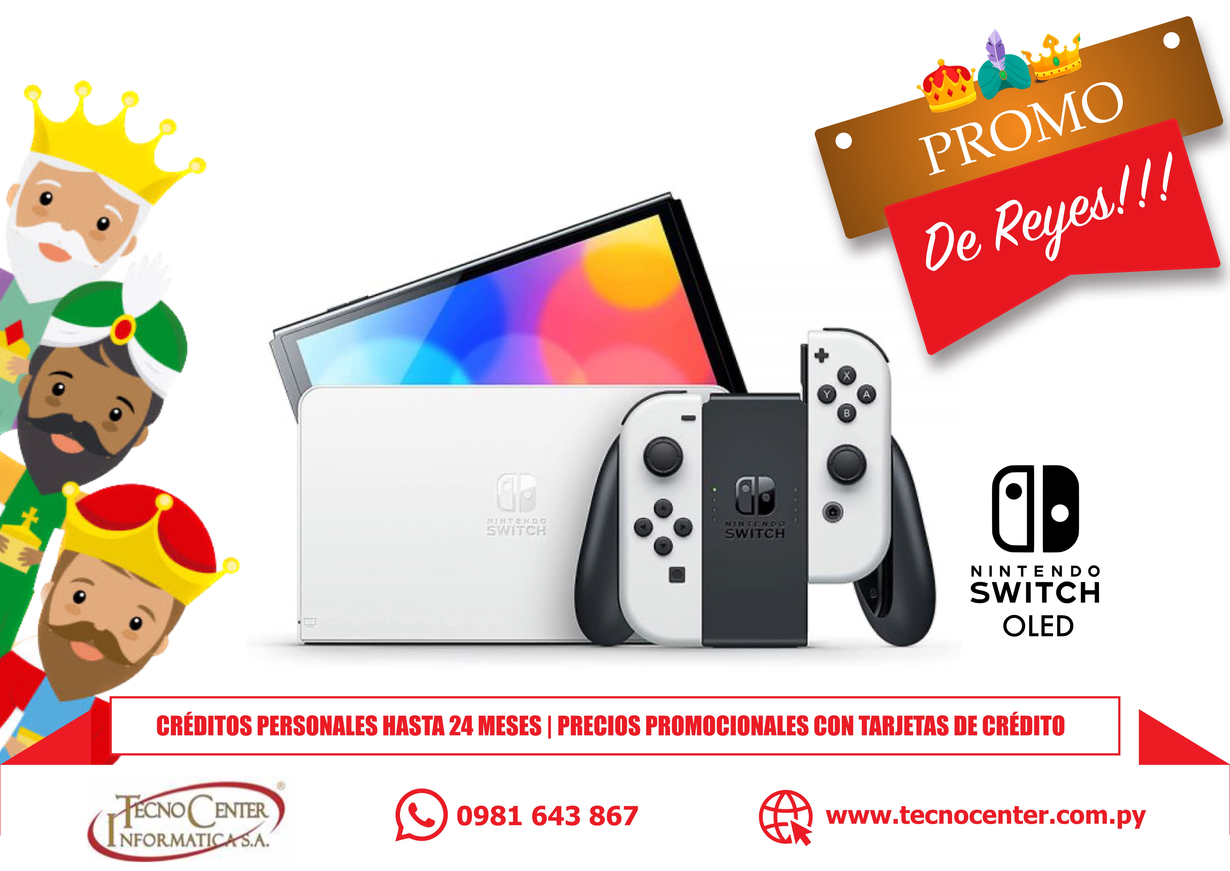 PROMO DE REYES!!! Nintendo Switch OLED 64 GB